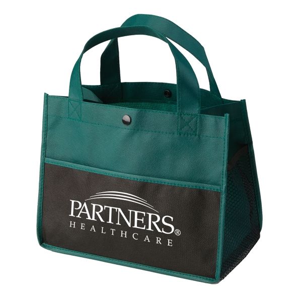 Main Product Image for Imprinted Mini Snap Non-Woven Lunch Tote