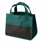 Mini Snap Non-Woven Lunch Tote - Hunter Green