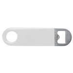 Mini Vinyl Bottle Opener - White