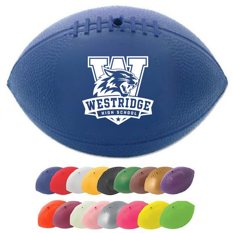 Main Product Image for Custom Printed Mini Soft Throw Vinyl Footballs 7"
