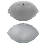 Mini Vinyl Football - 7" Two Sided Imprint - Silver