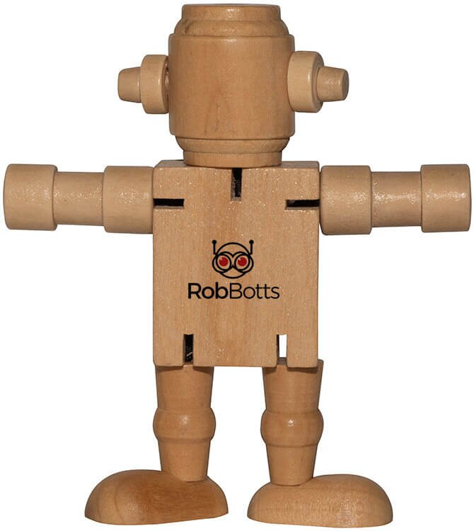 Main Product Image for Promotional Mini Wood Robot