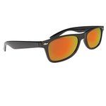 Mirrored Malibu Sunglasses - Red