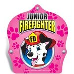 Modern Dalmatian Fire Hats Stock Options - Pink/White