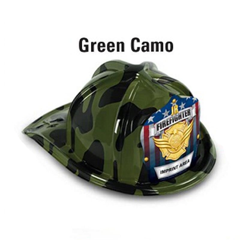 Main Product Image for Modern Green Camo Fire Hats Stock Options