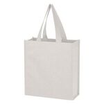 Monroe Mini Non-Woven Glitter Tote Bag - Silver