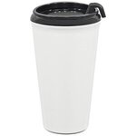 MONTEREY 16 oz Two-Tone Tumbler - White