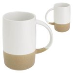 Monticello 17 oz Ceramic Mug - Medium White