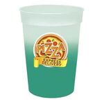 Mood™ 12 oz. Stadium Cup, Full Color Digital - Frosted to Green