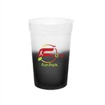 Mood™ 12 oz. Stadium Cup, Full Color Digital - Frosted to Smoke