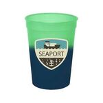 Mood™ 12 oz. Stadium Cup, Full Color Digital - Green to Blue