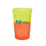 Mood™ 12 oz. Stadium Cup, Full Color Digital - Yellow to Orange