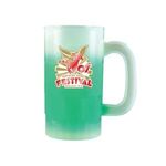 Mood™ 14 oz. Beer Stein (1 Side), Full Color Digital - Frosted to Green