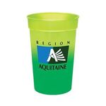 Mood 17 oz. Stadium Cup, Full Color Digital - Yellow To Green