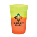 Mood 17 oz. Stadium Cup, Full Color Digital - Yellow to Orange