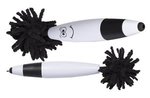 MopTopper (TM) Jr. Pen - White-black