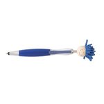 MopTopper (TM) Screen Cleaner With Stylus Pen - Blue