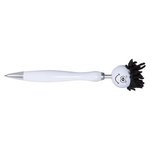 MopTopper (TM) Spinner Ball Pen - White