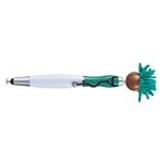 MopToppers(R) Screen Cleaner with Stethoscope Stylus Pen - Teal