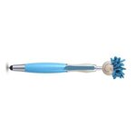 MopToppers(R) Wheat Straw Screen Cleaner with Stylus Pen - Blue-light