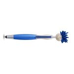 MopToppers(R) Wheat Straw Screen Cleaner with Stylus Pen - Blue-reflex