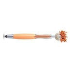 MopToppers(R) Wheat Straw Screen Cleaner with Stylus Pen - Orange