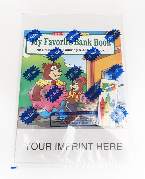 Main Product Image for My Favorite Bank Coloring And Activity Book Fun Pack