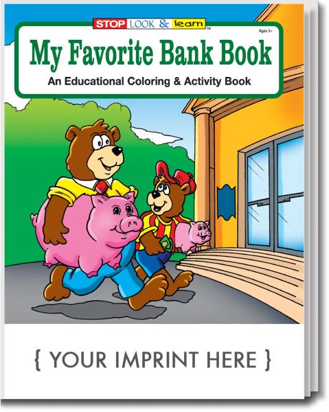 Main Product Image for My Favorite Bank Coloring And Activity Book USA Made