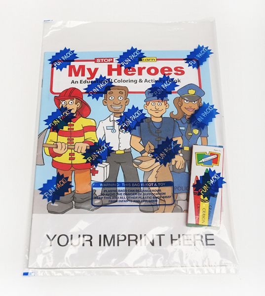 Main Product Image for My Heroes Coloring And Activity Book Fun Pack
