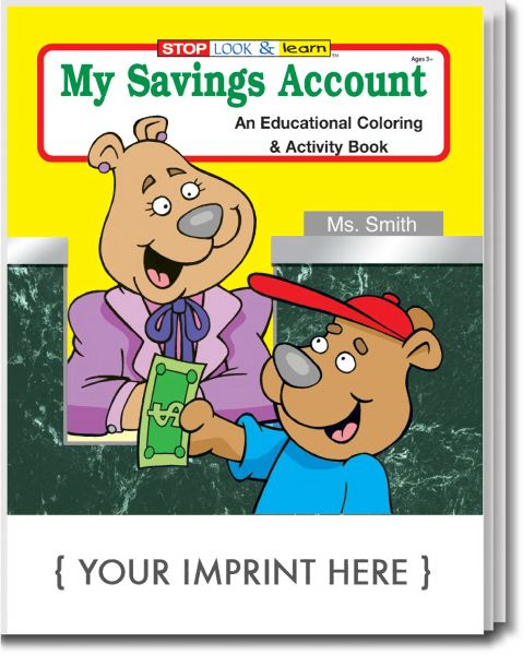 Main Product Image for My Savings Account Coloring And Activity Book