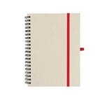 Natural Paper Spiral Notebook - Natural Red