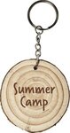 Buy Promotional Natural Wood With Rings Keyring