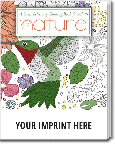Main Product Image for Nature. Stress Relieving Coloring Books For Adults