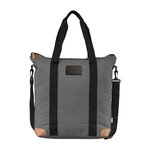 Navigator Collection - RPET 300D Laptop Tote Bag - Full Color - Gray