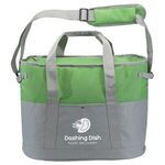 Navigator Cooler Bag - Gray/lime Green