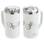 NAYAD™ Metro 20 oz Stainless Double Wall Mug - Medium White