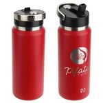 NAYAD™ Ranger 26 oz Stainless Double Wall Bottle with Flip - Medium Red