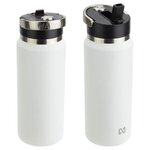 NAYAD Ranger 26 oz Stainless Double Wall Bottle with Flip - White