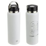 NAYAD™ Roamer 40 oz Stainless Double Wall Bottle - Medium White