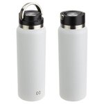 NAYAD Roamer 40 oz Stainless Double Wall Bottle - White