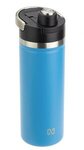 NAYAD(TM) Traveler 18 oz Stainless Bottle with Twist-Top Spout - Medium Blue
