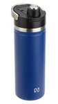 NAYAD(TM) Traveler 18 oz Stainless Bottle with Twist-Top Spout - Navy Blue