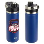 NAYAD™Traveler 18 oz Stainless Double Wall Bottle with Twi - Dark Blue