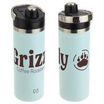 NAYAD™Traveler 18 oz Stainless Double Wall Bottle with Twi - Light Blue