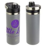 NAYAD™Traveler 18 oz Stainless Double Wall Bottle with Twi - Medium Gray