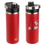 NAYAD™Traveler 18 oz Stainless Double Wall Bottle with Twi - Medium Red