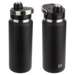 NAYAD Traveler 26 oz. Stainless Bottle w/ Twist-Top Spout - Black