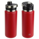 NAYAD Traveler 26 oz. Stainless Bottle w/ Twist-Top Spout - Red