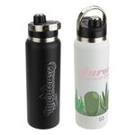 Buy Marketing Nayad Traveler 40 Oz Stainless Bottle & Twist-Top Spo