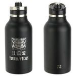 NAYAD® Traveler 64 oz Stainless Double Wall Bottle with Twi - Medium Black